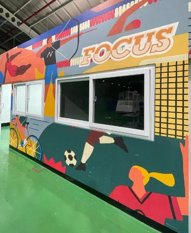 Custom Wallpaper Mural — FOCUS