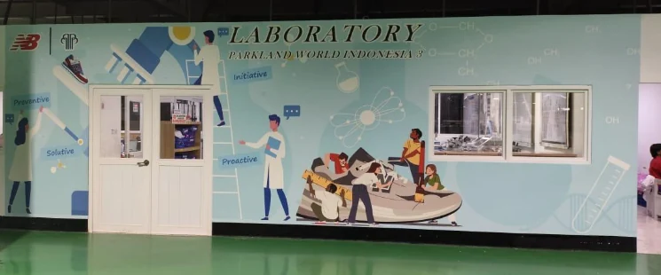 Custom Wallpaper Mural — Laboratory