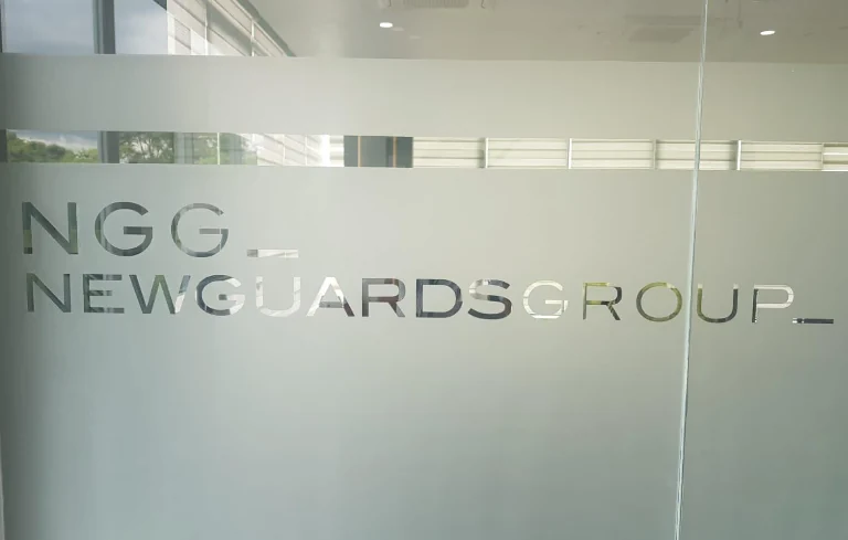 Sandblast Cutting — Company Branding