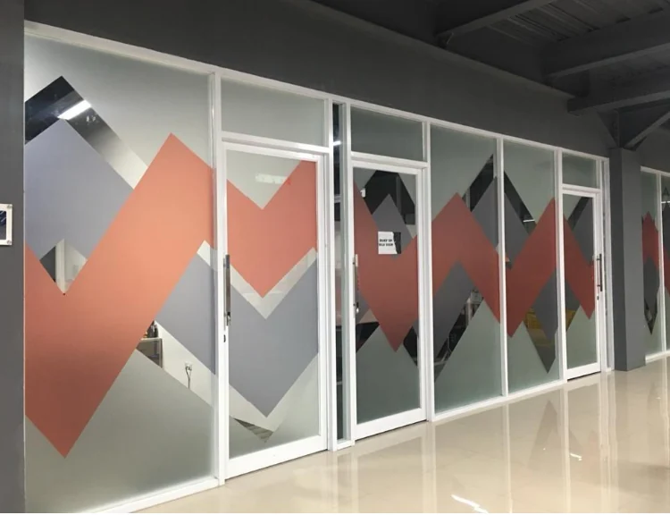 Sandblast Geometric — Office Panels